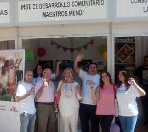 Feria cooperante, el IDC eestuvo presente en la Plaza Santo Domingo