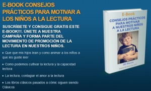 Motivar a la lectura en nuestros niños, e-Book de consejos prácticos